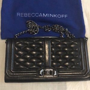 Rebecca Minkoff Black Quilted Shoulder Bag